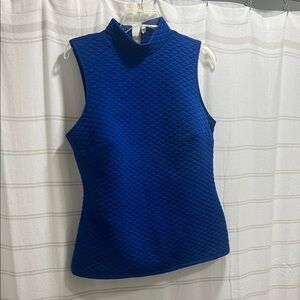 Mock neck casual top